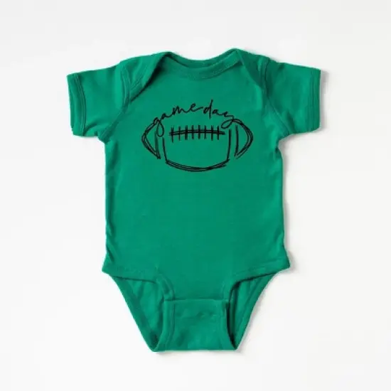 The Juniper Shop Football Game Day Baby Bodysuit image {2}