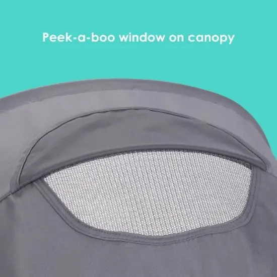 Baby Trend Venture 3-Wheel Stroller Travel System - Stellar Gray image {7}