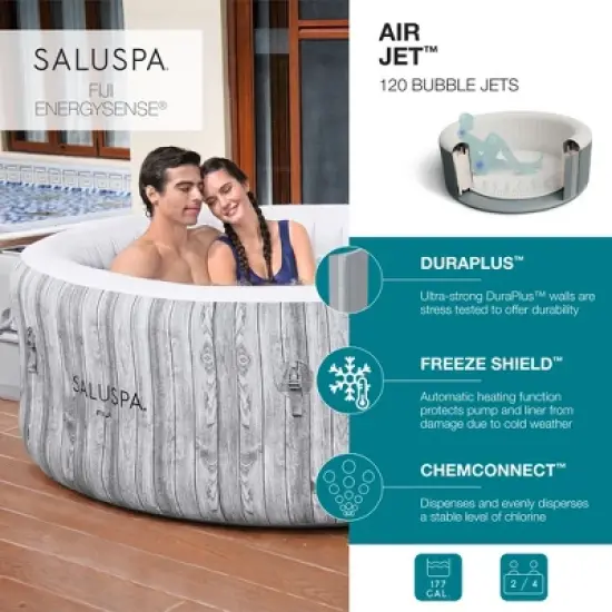 Bestway SaluSpa Fiji AirJet Inflatable Hot Tub with EnergySense Cover image {3}