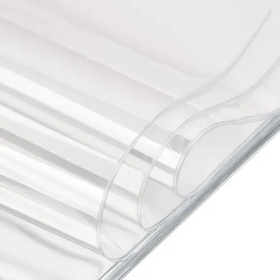 WeChef 11"x17" Double-Sided All Clear Vinyl Menu Cover 2 View Plastic Menu Holder Top Loading Restaurant Cafe 30 Pack image {2}