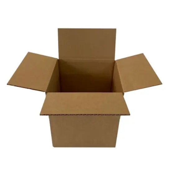 UOFFICE Pack of 10 Cube Corrugated Boxes 24" x 24" x 24" Shipping Cartons image {1}