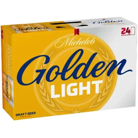 Michelob Golden Light Draft Beer - 24pk/12 fl oz Cans image {1}