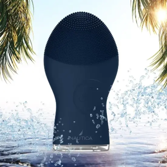 Nautica PC120 Sonic Facial Cleansing Brush Made with Ultra Hygienic Soft Silicone, Waterproof and Rechargeable Face Scrub Brush for Men & Women image {4}