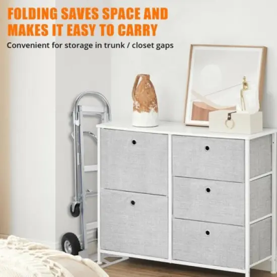 Hand Truck, 2 in 1 Convertible Heavy Duty Cart - 770 Lbs Capacity, 55.9"x19.7"x44.9" for Home Office Warehouse image {3}