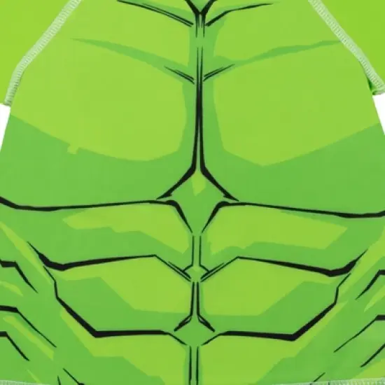 Marvel Avengers Rash Guard and Swim Trunks Outfit Set Toddler to Little Kid image {6}