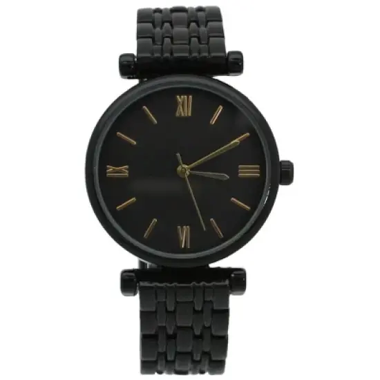 Olivia Pratt Minimalistic Solid Metal Color Women Watch image {4}
