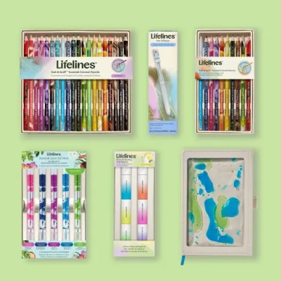 Lifelines 5pk Scented Lava Pens Brights image {5}