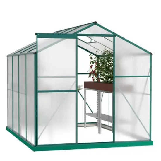 Gardening Greenhouse, Grow Plant Herbs Flowers Hot House, With Aluminum Frame, Walk In Heavy Duty Greenhouse for Outdoor image {7}