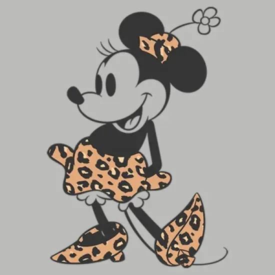 Women's Minnie Mouse Leopard Outfit T-Shirt image {1}