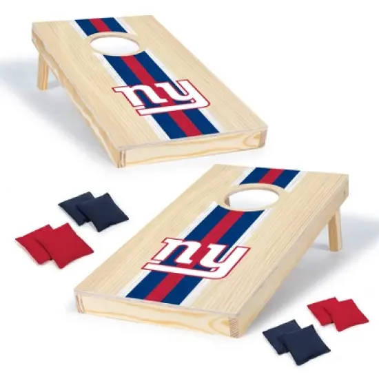 NFL New York Giants 1'x2' Wood Cornhole Set image {5}