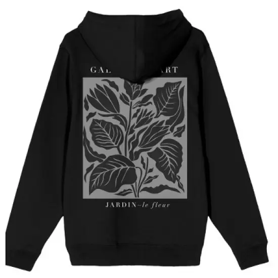 Galerie d'Art Adult Black Graphic Hoodie image {2}