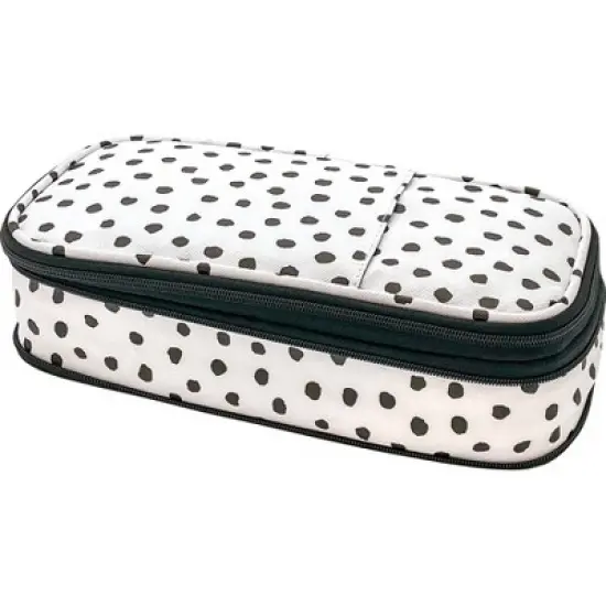Teacher Created Resources&reg; Black Painted Dots on White Pencil Case image {4}