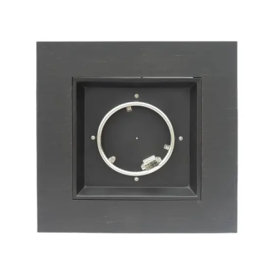 Wellington 33" Square Iron Gas Fire Pit - Brushed Brown - Christopher Knight Home image {6}