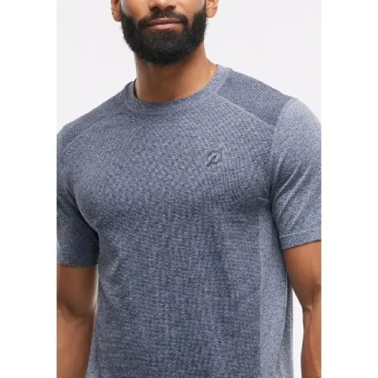 Peloton Men's Seamless Short Sleeve, Deep Navy image {3}