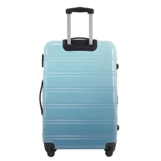 Aukfa 3-Piece Gradient Color Lightweight Hard Shell Expandable Luggage Set with TSA Lock, Available Sizes 20" 24" 28", Multi-Color image {2}