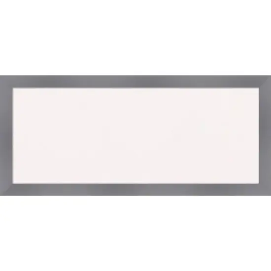 32"x14" Edwin Wood Frame White Cork Board Gray - Amanti Art image {10}