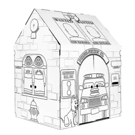 Easy Playhouse Police and Fire Station image {1}