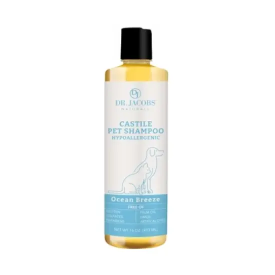 Dr Jacobs Naturals Castile Pet Shampoo Ocean Breeze - 16 oz image {3}