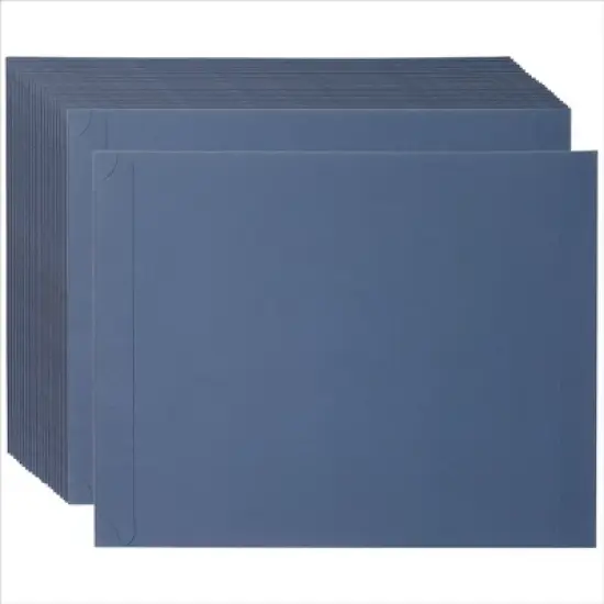 Sustainable Greetings 48-Pack Single Sided Award Certificate Holders for Diplomas, Awards, Certifications (fits 8.5x11, Navy Blue) image {3}