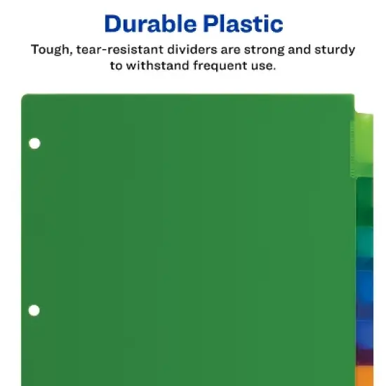 Avery Big Tab Insertable Plastic Dividers, 8 Tabs, 3 Sets of 11901 image {5}
