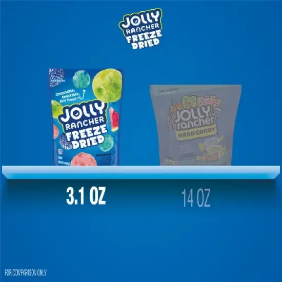 Jolly Rancher Freeze Dried Original Fruit Flavored Candy - 3.1oz image {6}