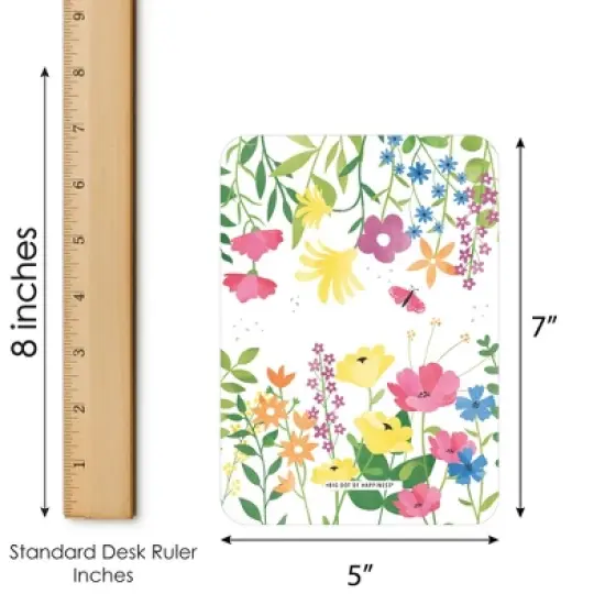 Big Dot of Happiness Wildflowers Bride - Find the Guest Bingo Cards and Markers - Boho Floral Bridal Shower and Wedding Party Bingo Game - Set of 18 image {4}