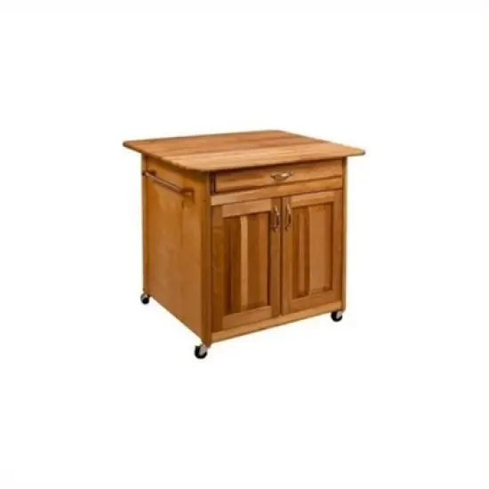 Wood The Big Work Center with Solid Back in Brown - Catskill Craftsmen image {1}