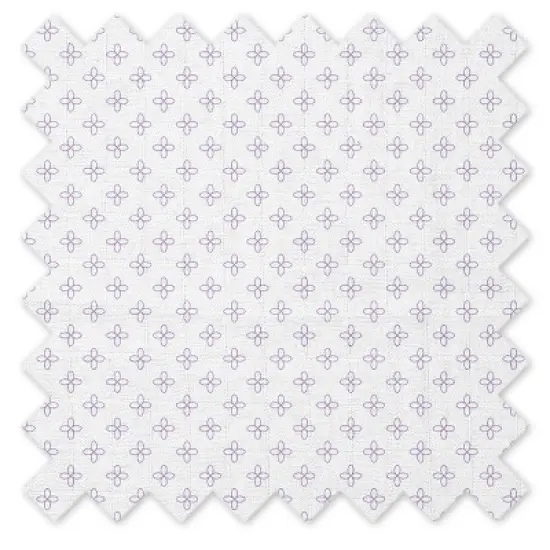 Bacati - Petals Quilted Muslin Changing Pad Cover Lilac image {8}