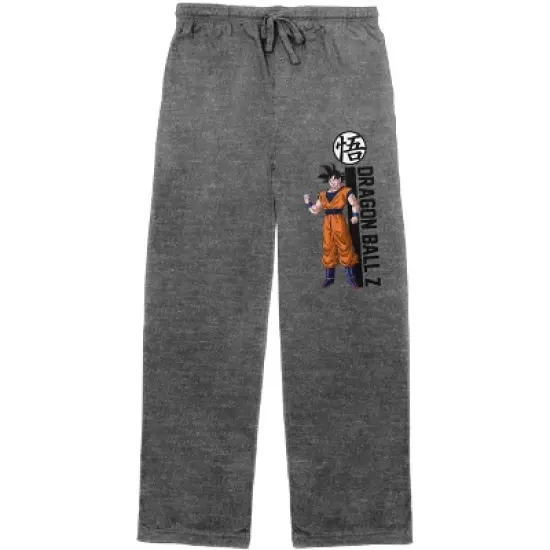 Dragon Ball Z Goku Men's Heather Gray Pajama Pants image {4}