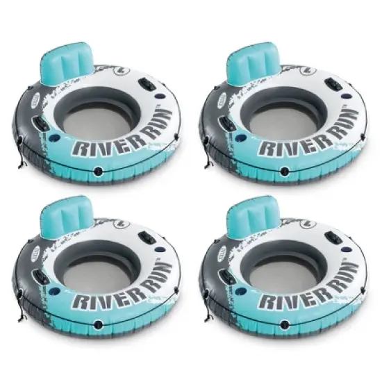 Intex River Run Single Inflatable Lake Floating Water Tube Lounger, Color Varies image {6}