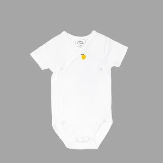 Stellou & Friends Unisex Crossbody Side Snap Onesies - Cotton Bodysuit - 3-pk image {3}