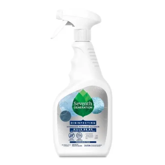 Seventh Generation Fragrance Free Disinfecting Cleaner with Hydrogen Peroxide &ndash; 23 fl oz image {1}