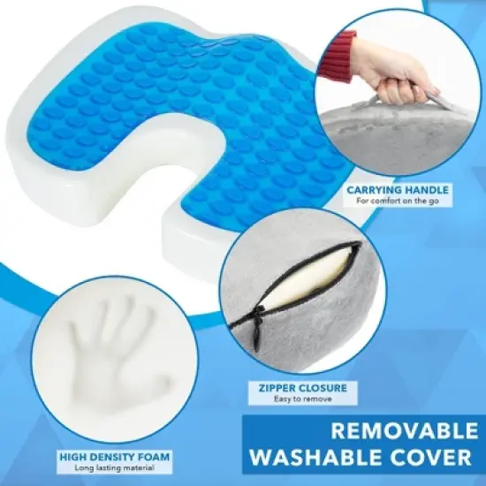 Mount-It! ErgoActive Cooling Gel Seat Cushion image {6}