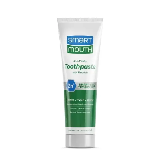 SmartMouth Premium Zinc Toothpaste - Mint - 6oz image {5}
