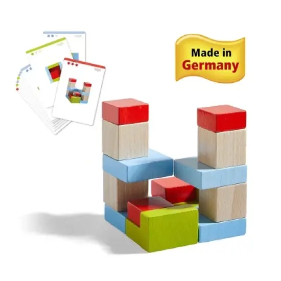 HABA Four by Four Wooden Building Blocks (Made in Germany) image {10}