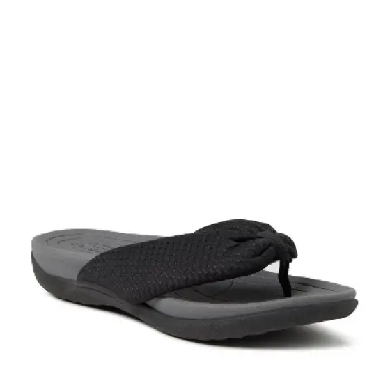 Dearfoams Women's Low Foam Thong Sandal image {9}