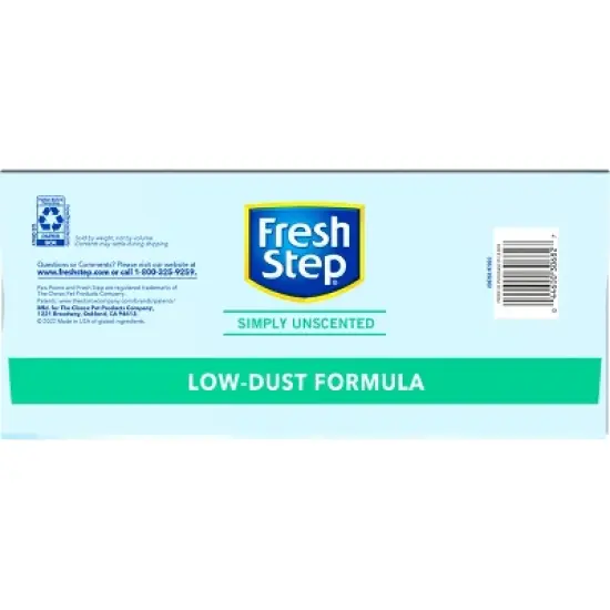 Fresh Step - Simply Unscented Litter - Clumping Cat Litter - 25lbs image {9}