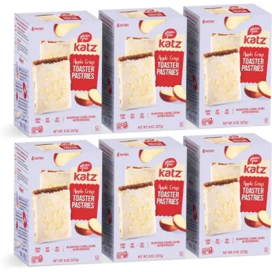 Katz Gluten Free Toaster Pastries - Apple Crisp - 6 Pack image {4}