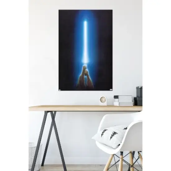 Trends International Star Wars: Original Trilogy - Blue Lightsaber Unframed Wall Poster Prints image {5}