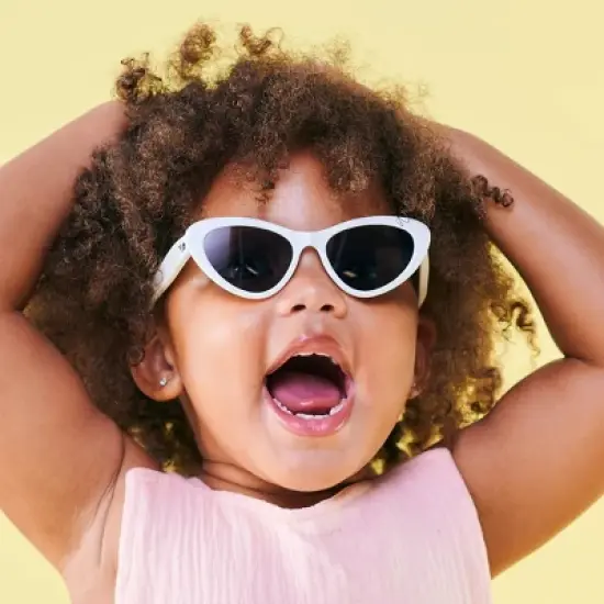 Babiators Children&rsquo;s Cat-Eye Shaped UV Sunglasses - Bendable Flexible Durable Shatterproof Baby Safe image {4}