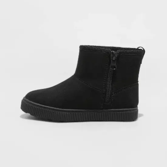 Toddler Girls' Arlo Zipper Shearling Style Boots - Cat & Jack&trade; image {1}