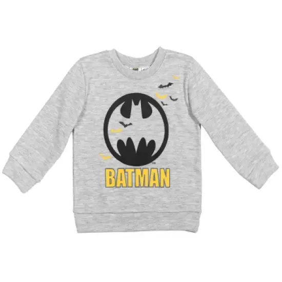 DC Comics Justice League Batman Toddler Boys Fleece Pullover Pants & Sweatshirt Set  image {1}