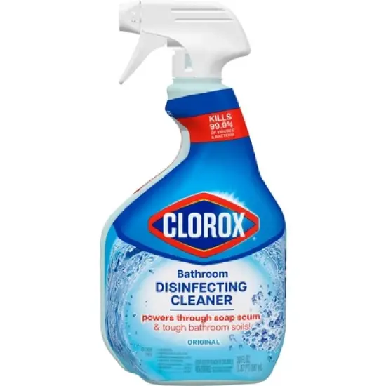 Clorox Disinfecting Bathroom Cleaner Spray Bottle - 30oz image {1}