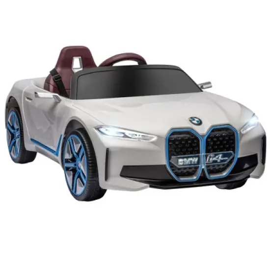 Aosom Electric Car for Kids, 12V Licensed BMW Ride-on Car with 2.4G Remote Control, Suspension System, Horn Honking, Music, Lights image {7}