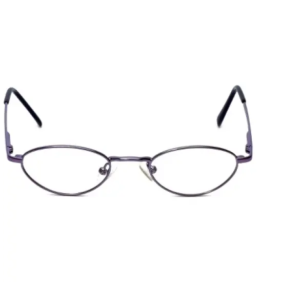 Flex Collection by Vivid FL-75 Designer Reading Eye Glasses in Purple 41mm +1.50 | Ladies | Oval Shape | X-Small Fit image {1}