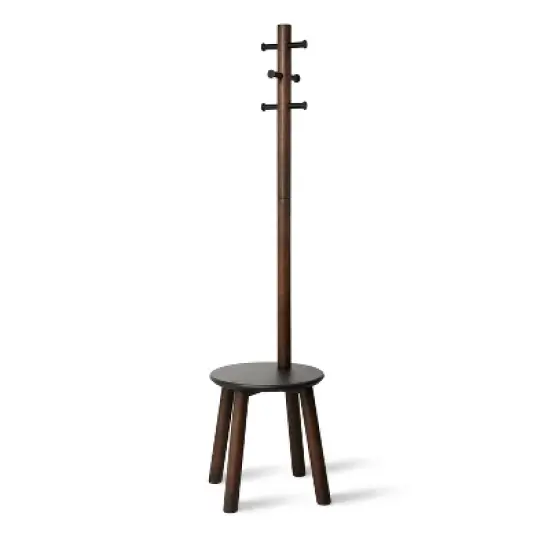 Pillar Stool and Coatrack - Umbra image {1}