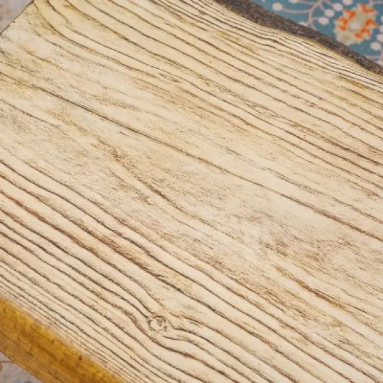 Moda Furnishings 47.6'' Outdoor Terrafab Coffee Table with Faux Wood Finish image {4}