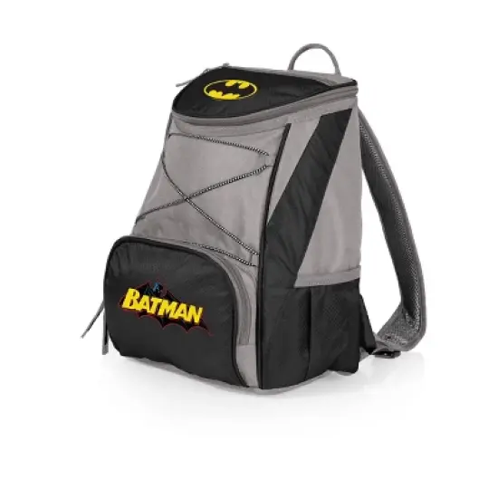 Picnic Time Batman PTX 11qt Cooler Backpack - Black/Gray image {1}