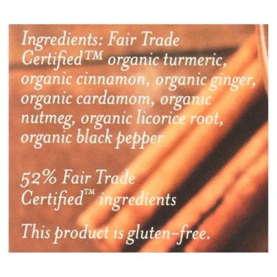 Numi Turmeric Chai Golden Latte Tea - Case of 6/2.12 oz image {5}