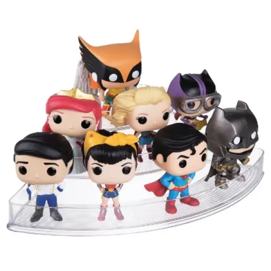 iDesign Corner Spice Rack Organizer for Cabinets - Clear image {2}